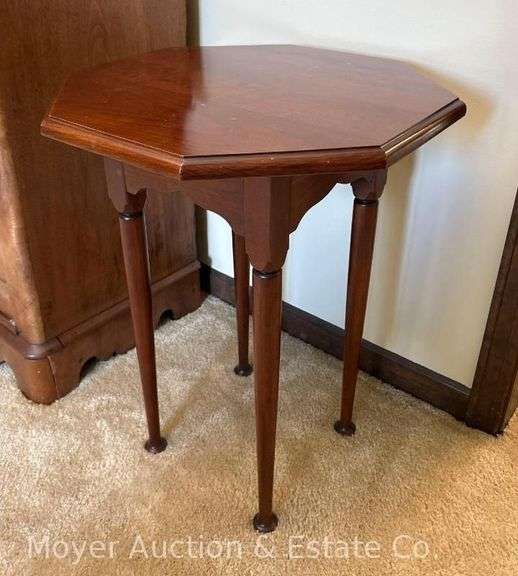 Harden Octagon Cherry Side Table, 20"x20"x26" image