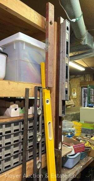 Group of Levels, Squares, Etc., 2'-6' Long image