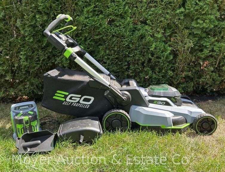 EGo 56V Battery-Powered Lawn Mower, 21"cut, with Battery, Charger, and Bag image