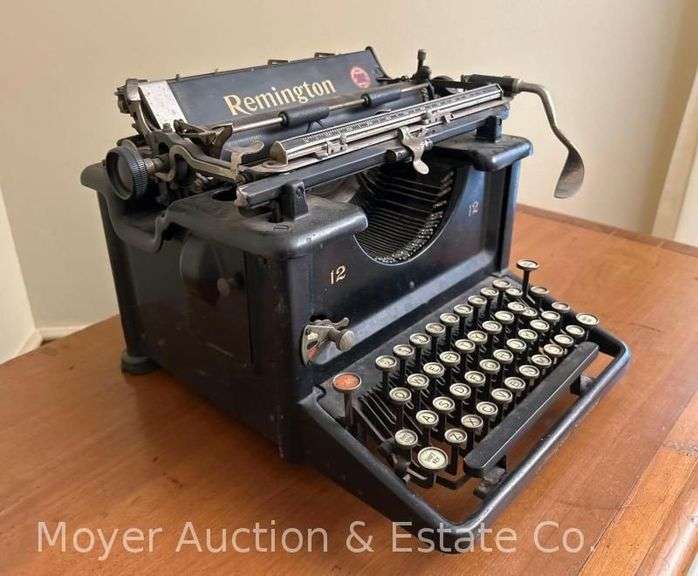 Remington No. 12 Typewriter, Antique image