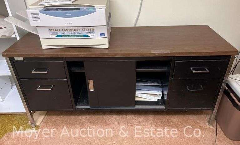 Metal Storage Shelf/File Cabinet, 60"x20"x29"h image