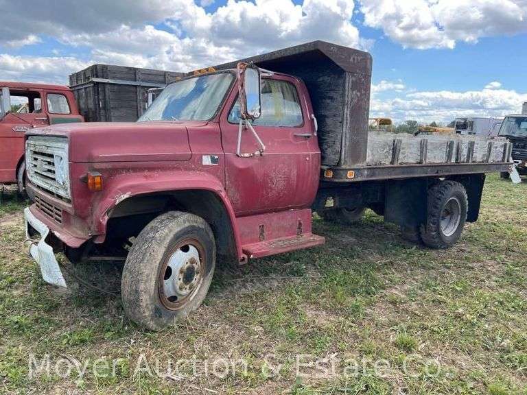 1984 Chevrolet Truck with Stake Body Deck, VIN# 1GBE6D1A8EV100896 image