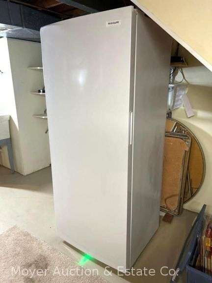 Frigidaire Upright Freezer, Dented Top Corner, Model FFFU13F2VW, 28"x25"x67"h image