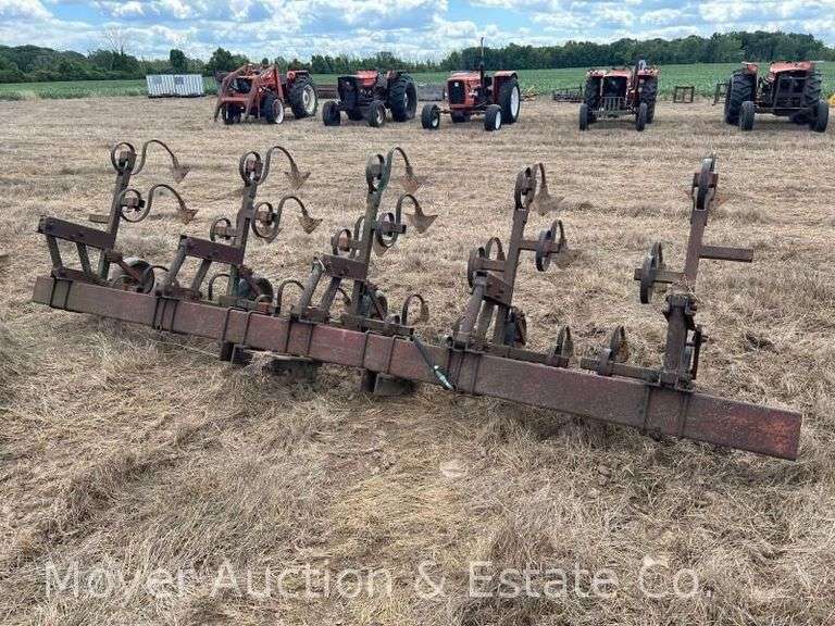 Brillion 3pt. Tool Bar with 5 Row Cultivators, 14' Wide image
