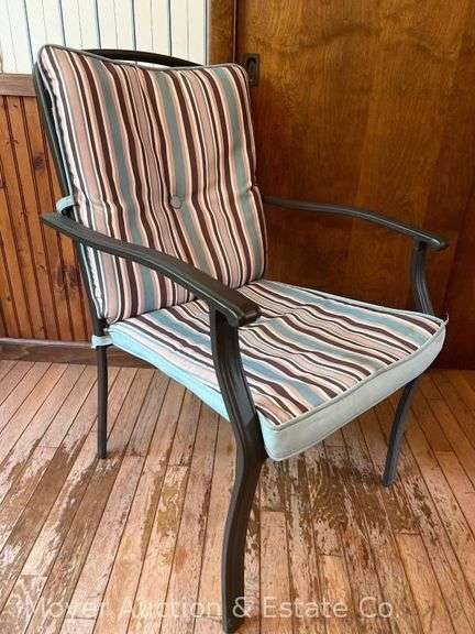 Metal Patio Chair with Cushions image
