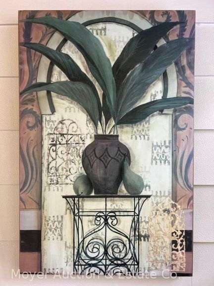 Print of Plant on Canvas, 36"x24" image