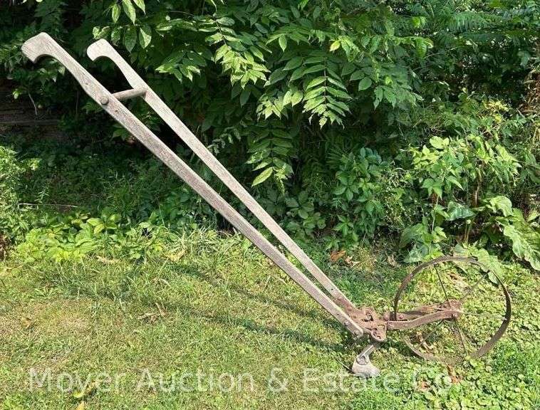 Cultivator, Wood Frame with Metal Wheel image