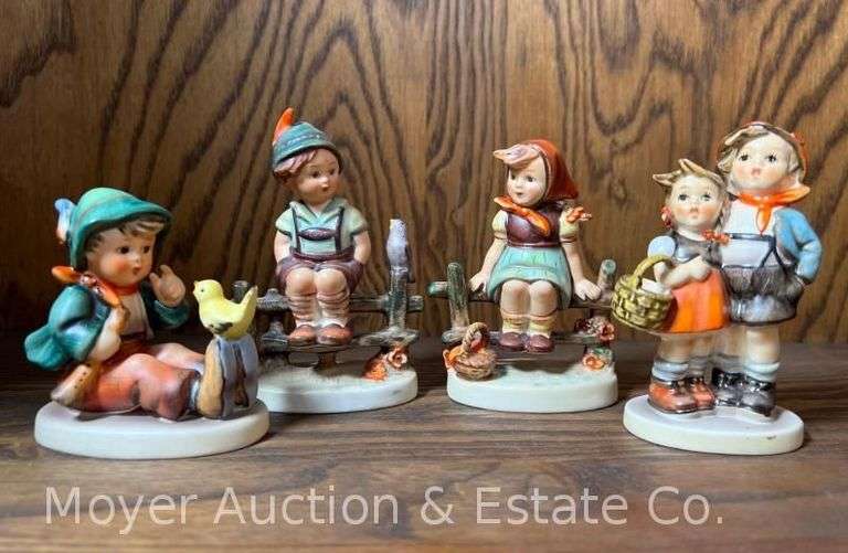 (4) Hummel Figurines, 3"-4"h image