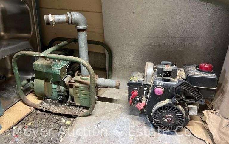 Trash Pump and Tecumseh 5hp Engine image