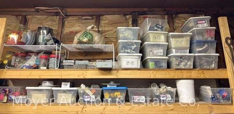 Group of Hardware, Light Bulbs, Electrical, Etc. image