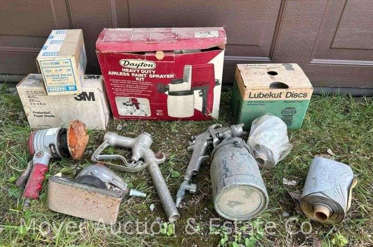 Group of Automotive Painting Supplies image