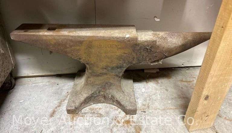 Hay Budden Anvil, Stamped "140", 26.5" Wide Overall image