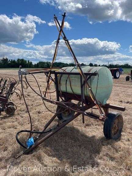 50-Gallon Tow-Behind Sprayer, Condition Unknown image