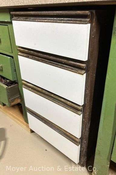 4 Drawer Storage Cabinet, 18"x25"x34" image