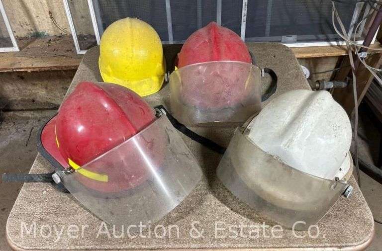 (3) Fire Helmets image