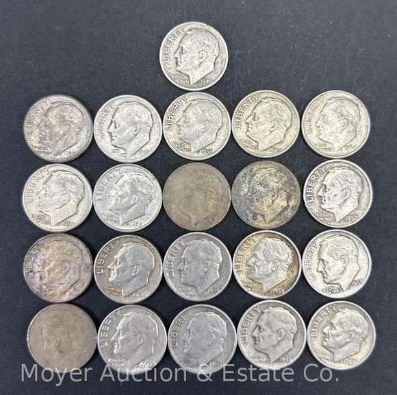 (21) Roosevelt Silver Dimes image