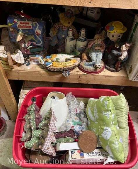 Group of Decor, Fisherman, Christmas, Etc. image