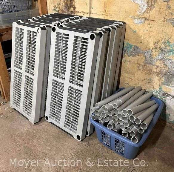 Group of Plastic Storage Shelves image