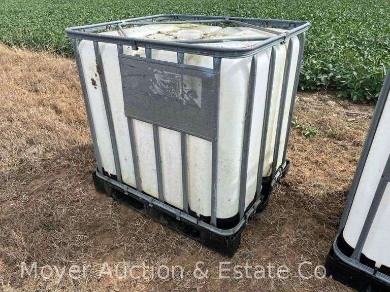 IBC Tote, Missing Lid, 47”x39”x48”h Overall image