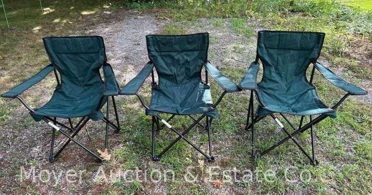 (3) Camp Chairs with Bags image