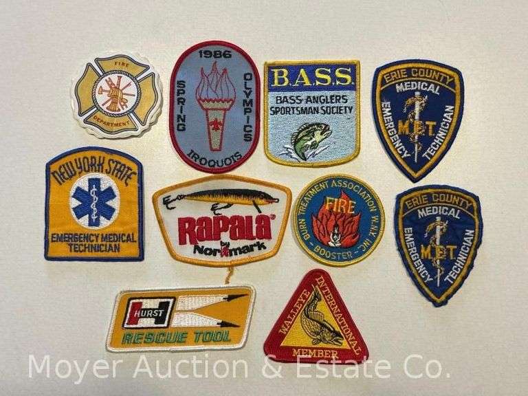 Group of Vintage Patches and Stickers image