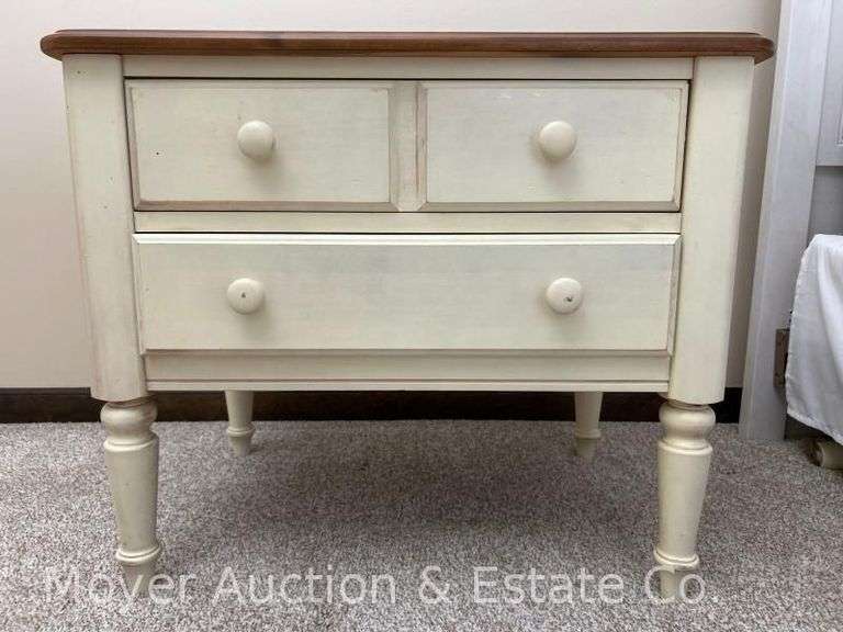 Hammary 2 Drawer Nightstand, 27"x19"x23"h image