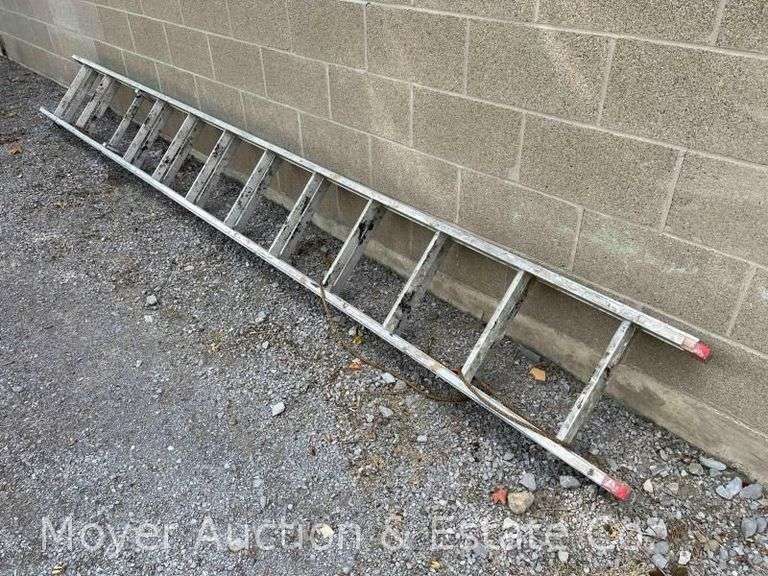 Werner Aluminum Extension Ladder, 24ft. Sections image