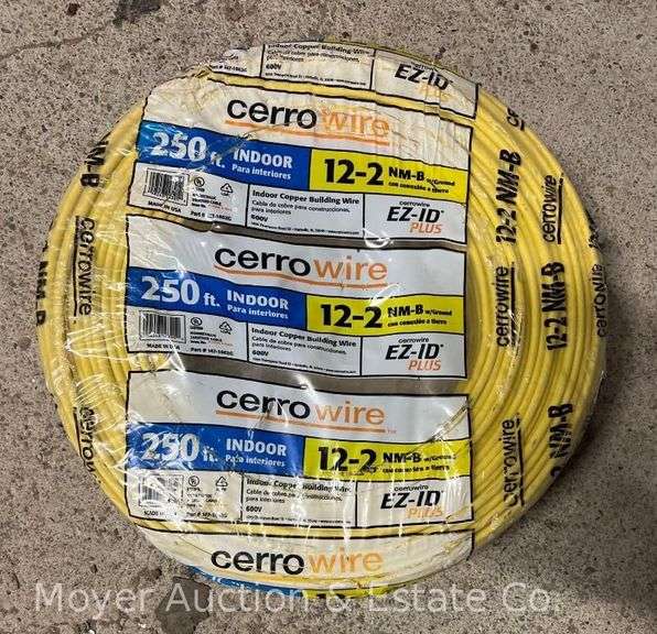 New 250' Roll of 12-2 Wire image