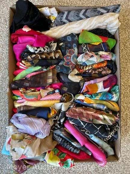 Collection of Ladies Scarves, Over 75pcs. image