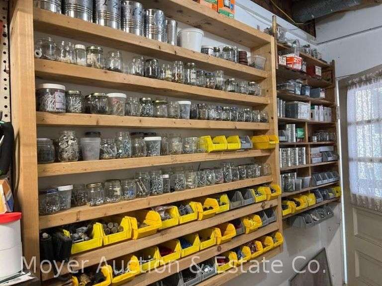 Contents of Hardware Wall, Screws, Nails, Etc. image