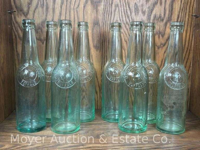 (8) Iroquois Buffalo NY Glass Beer Bottles image
