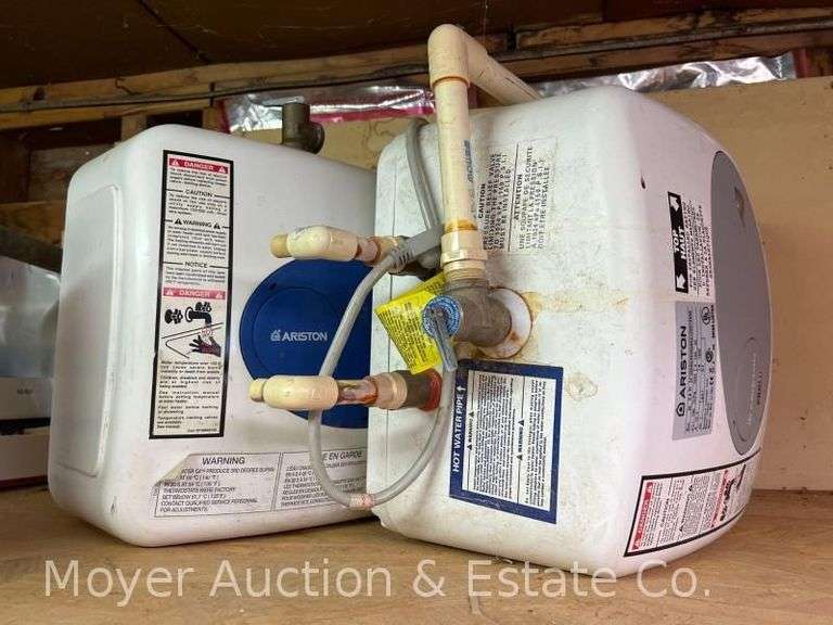 (2) Small Ariston Hot Water Tanks, Conditions Unknown image