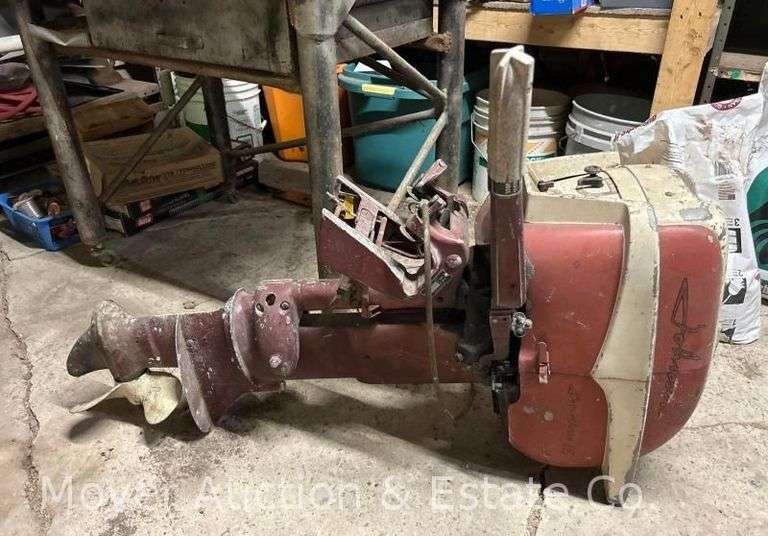 Vintage Johnson Sea Horse 18 Outboard Motor image