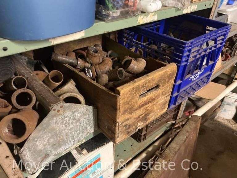 Group of Asst. Iron Pipe and Pipe Fittings image