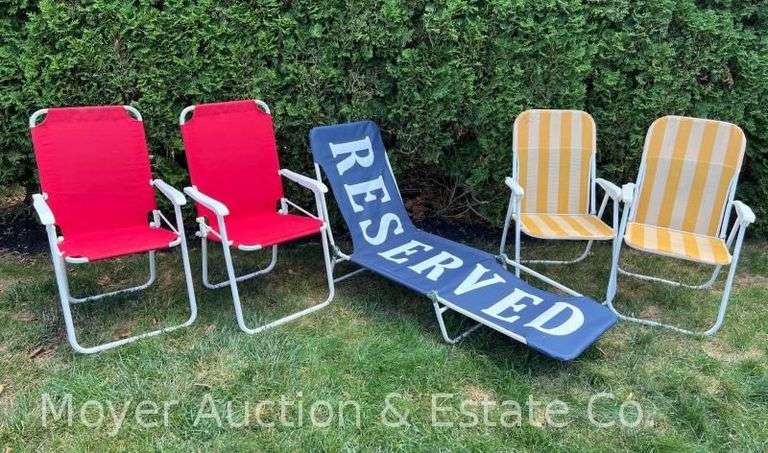 Group of Beach Chairs image