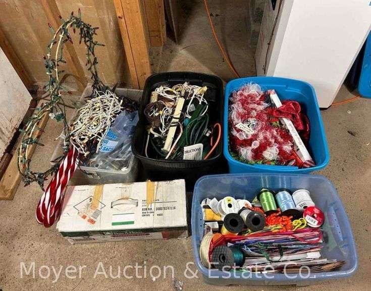 Group of Asst. Christmas Decor, Lights, Etc. image