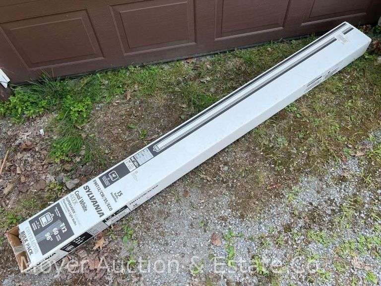 Partial Box of 96" T-12 Lightbulbs image