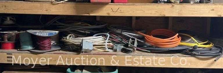 Group of Asst. Electrical Wire, All Partial Rolls image