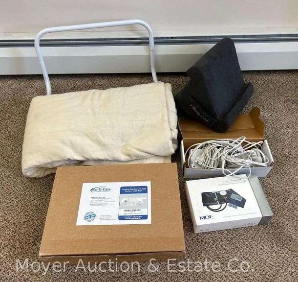 Blood Pressure Cuff, Cordless Motion Monitor, iPad Pillow Rest, Etc. image
