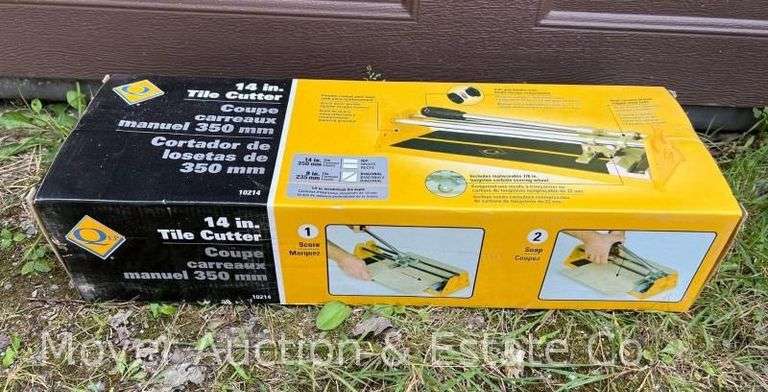 Qep 14" Tile Cutter, in Original Box, Appears New in Box image