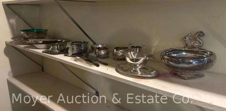 Group of Silver-plate, Pewter, Etc. image