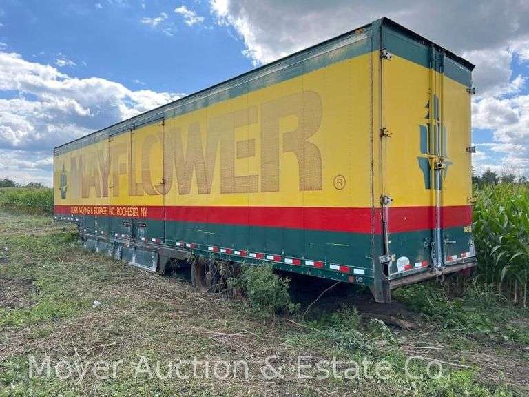 47ft. Dorsey Semi Truck Van Body, with Wood Contents image