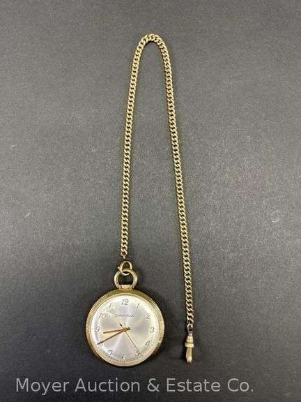 Caravelle Pocket Watch, See Photos for Inscription on Back image