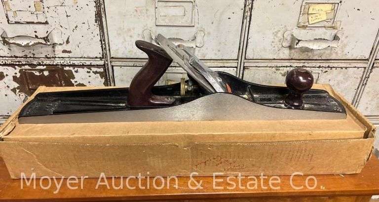 Stanley No. 7 Hand Plane, 22"x2 3/8", Made in England, in Original Box image