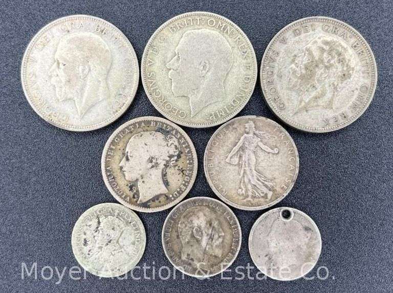 Group of Silver Foreign Coins image