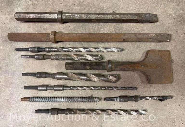 Group of Jack Hammer Bits and Large Masonry Bits image