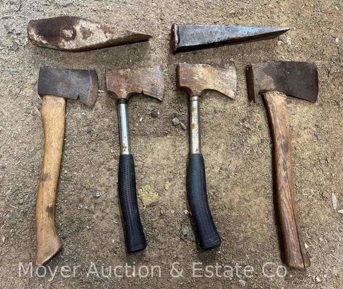 Group of Hatchets with 2 Axe Heads image