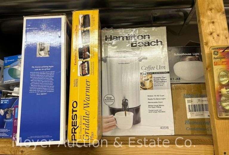 Coffee Urn, Warmer, and Electric Grindles image