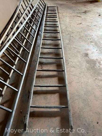 Wooden Orchard Ladder, For Decoration, 14ft. Long image