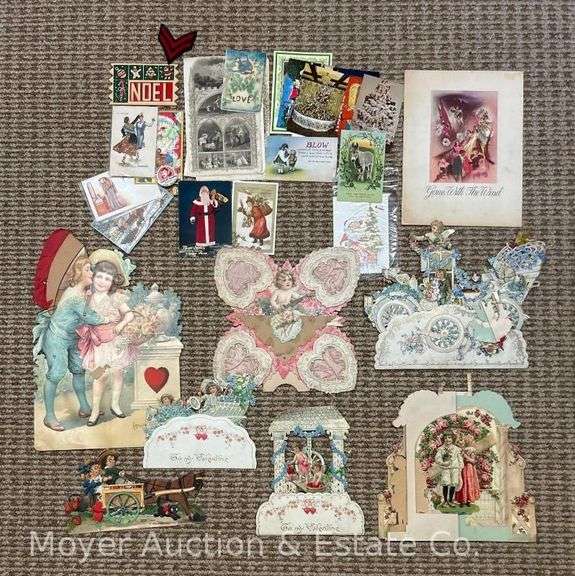 Group of Antique Cards, Etc. image
